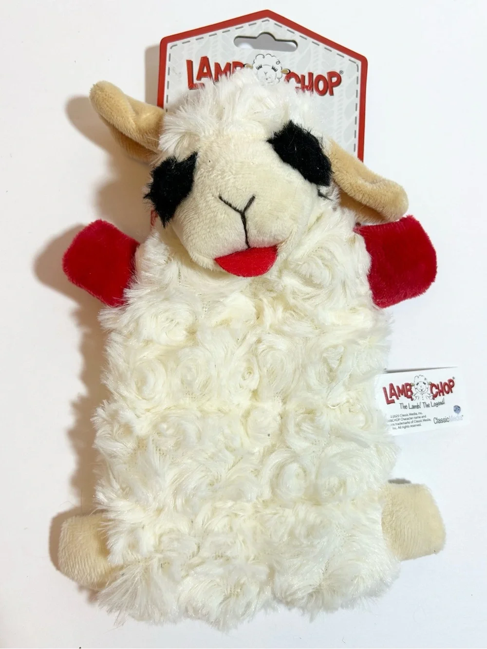 Multipet Squeaker Mat Lamb Chop Dog Toy